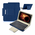 Maska / futrola sa Bluetooth Tastaturom Leather za Tablet 10" Univerzalna plava.