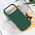 Maska / futrola Teracell Soft Velvet za iPhone 17 Pro tamno zelena.