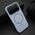 Maska / futrola JELLY MagSafe II za iPhone 17 Pro Max (6.9) plava (MS).