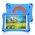 Wintouch tablet za decu K81 PRO 8 inca beli / Maska / futrola plava (MS).