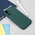Silikonska maska / futrola Teracell Giulietta Magsafe za iPhone 17 tamno zelena.