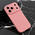 Silikonska maska / futrola Teracell Giulietta za iPhone 17 Pro mat tamno roze.