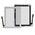 touchscreen za Apple iPad 3/iPad 4 beli (MS).