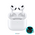 Bluetooth slusalice Pluginn Airbuds Plus bele.