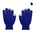 Rukavice za touch screen RY M (22cm) tamno plave.