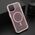 Maska / futrola CRYSTAL MagSafe za iPhone 13 (6.1) roze (MS).