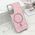 Maska / futrola GLAM GLOW MagSafe za Samsung S937 Galaxy S25 Edge 5G roze (MS).