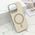 Maska / futrola GLAM GLOW MagSafe za iPhone 16 Pro (6.3) zlatna (MS).