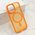 Maska / futrola SILKY MagSafe II za iPhone 17 narandzasta (MS).