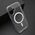 Maska / futrola COLOR FRAME MagSafe za iphone 16 (6.1) srebrna (providna) (MS).