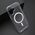 Maska / futrola COLOR FRAME MagSafe za iPhone 17 srebrna (providna) (MS).