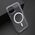Maska / futrola COLOR FRAME MagSafe za iPhone 14 (6.1) srebrna (providna) (MS).