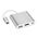 Adapter TYPE C+HDMI+USB3.0 na TYPE C (MS).