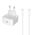 Kucni punjac za iPhone 17/AIR/17 Pro/17 Pro Max Type C na Type C 40W HQ belo (MS).
