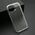 Maska / futrola COLOR frame za iPhone 15 srebrna (providna) (MS).