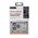 Folija za zastitu kamere X-MART Full Coverage za iPhone 17 Pro Max (6.9) srebrna (MS).