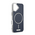 Maska / futrola Magsafe Urban Leather za iPhone 17 6.3 tamno plava.