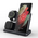 Desktop drzac za mobilni telefon Q10B-X 3u1 (wireless punjac za mobilni telefon, slusalice i Samsung smart watch).