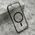 Maska / futrola COLOR RING MagSafe za iPhone 17 crna (MS).