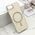Maska / futrola GLAM GLOW MagSafe za iPhone 16e/17e (6.1) zlatna (MS).