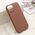 Maska / futrola WOVEN MagSafe za iPhone 15 braon (MS).