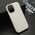 Maska / futrola WOVEN TOUCH MagSafe za iPhone 17 bela (MS).
