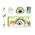 KARLER BASS K718-Combo set (mini watch, konzola, TWS Bluetooth Slusalice + Maska / futrola za slusalice Avocado) (MS).