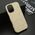 Maska / futrola WOVEN TOUCH MagSafe za iPhone 17 krem (MS).
