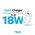 Kucni punjac Teracell Evolution TC-09 QC3.0 18W sa Type c kablom beli CE.