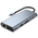 Adapter Type C na LAN Gb, SD card, TF, Type C, 3xUSB 3.0, Audio, HDMI i VGA 10 u 1 20cm kabl.