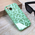 Maska / futrola Shiny glass za iPhone 14 svetlo zelena.