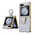Maska / futrola Luxurious Shell Pattern za Samsung F741B Galaxy Z Flip 6 5G siva.