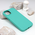 Maska / futrola Beautiful Shine Leather iPhone 14 mint.