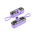 Back up baterija privezak Oxpower 5000mAh lightning ljubicasta.