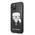 Maska / futrola Karl Lagerfeld Double Layers Glitter Head za iPhone 11 Pro crna (KLHCN58DLHBK).