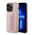 Maska / futrola Karl Lagerfeld 3D Rubber Glitter Logo za iPhone 15 Pro Max 6.7 roze (KLHCP15X3DMBKCP).