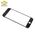 Staklo touchscreen-a za Iphone 7 + frame + OCA stiker (Crown Quality) crni (MS).
