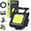 LED lampa, privezak crna.
