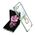 Maska / futrola RING LINES za Samsung F741B Galaxy Z Flip 6 5G zelena (MS).