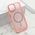 Maska / futrola SHINING MAGSAFE za iPhone 15 roze (MS).