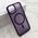 Maska / futrola SILKY MAGSAFE II za iPhone 14 (6.1) ljubicasta (MS).