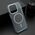 Maska / futrola SPARKLING MagSafe za iPhone 15 Pro (6.1) plava (MS).
