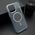 Maska / futrola SPARKLING MagSafe za iPhone 15 Pro Max (6.7) plava (MS).