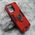 Maska / futrola Square Ring za iPhone 15 Pro Max (6.7) crvena (MS).