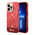 Maska / futrola Guess Hc IML Electro Cam Raisley za iPhone 14 Pro crvena (GUHCP14LHGBNHR).