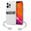 Maska / futrola Guess 4G Stripe Charm za iPhone 13 Pro Max 6.7 siva (GUHCP13XKB4GGR).