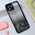 Maska / futrola Frame Glitter za Xiaomi Redmi A1/Redmi A2 crna.