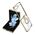 Maska / futrola RING LINES za Samsung F731B Galaxy Z Flip 5 5G zlatna (GKK case) (MS).