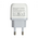 Kucni punjac LDNIO A1209C PD, 20W sa Type C na Type C kablom beli.
