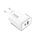 Kuciste punjaca Moxom MX-HC178 USB+Type-C QC18W PD45W belo (MS).